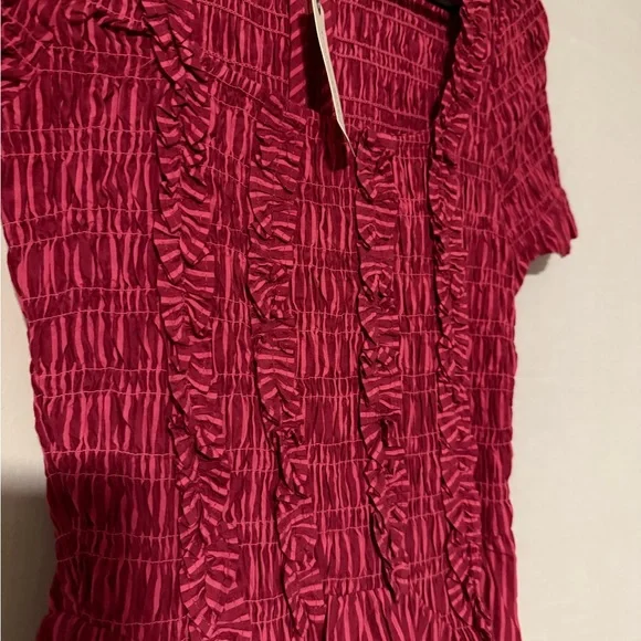 NWT Damson Madder Rapheala Shirred Midi Dress size 4 - Picture 4 of 6